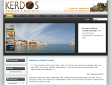 Tablet Screenshot of kerdos-property.gr